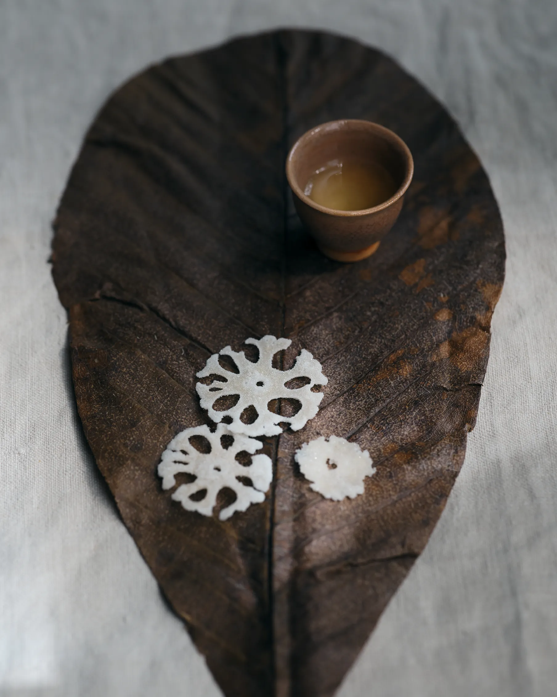 大雪の茶会